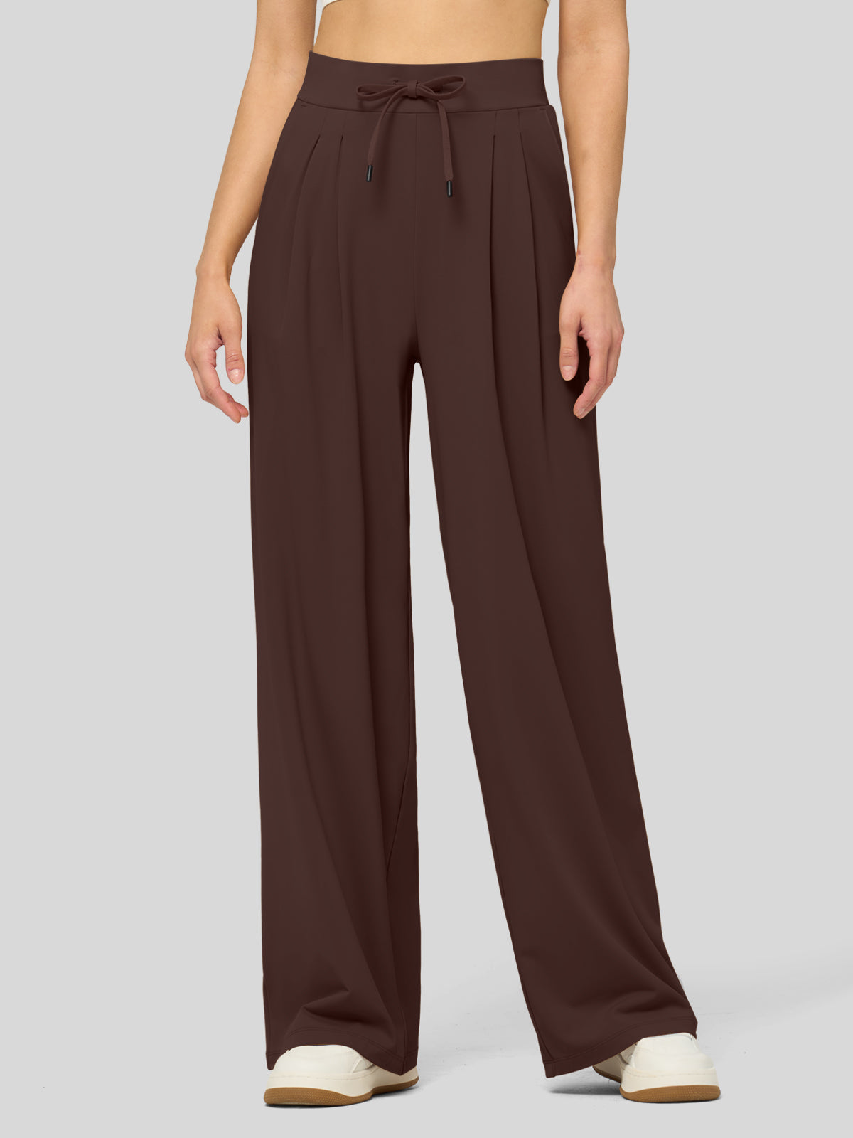 Women's Stretchy Wide Leg Slacks