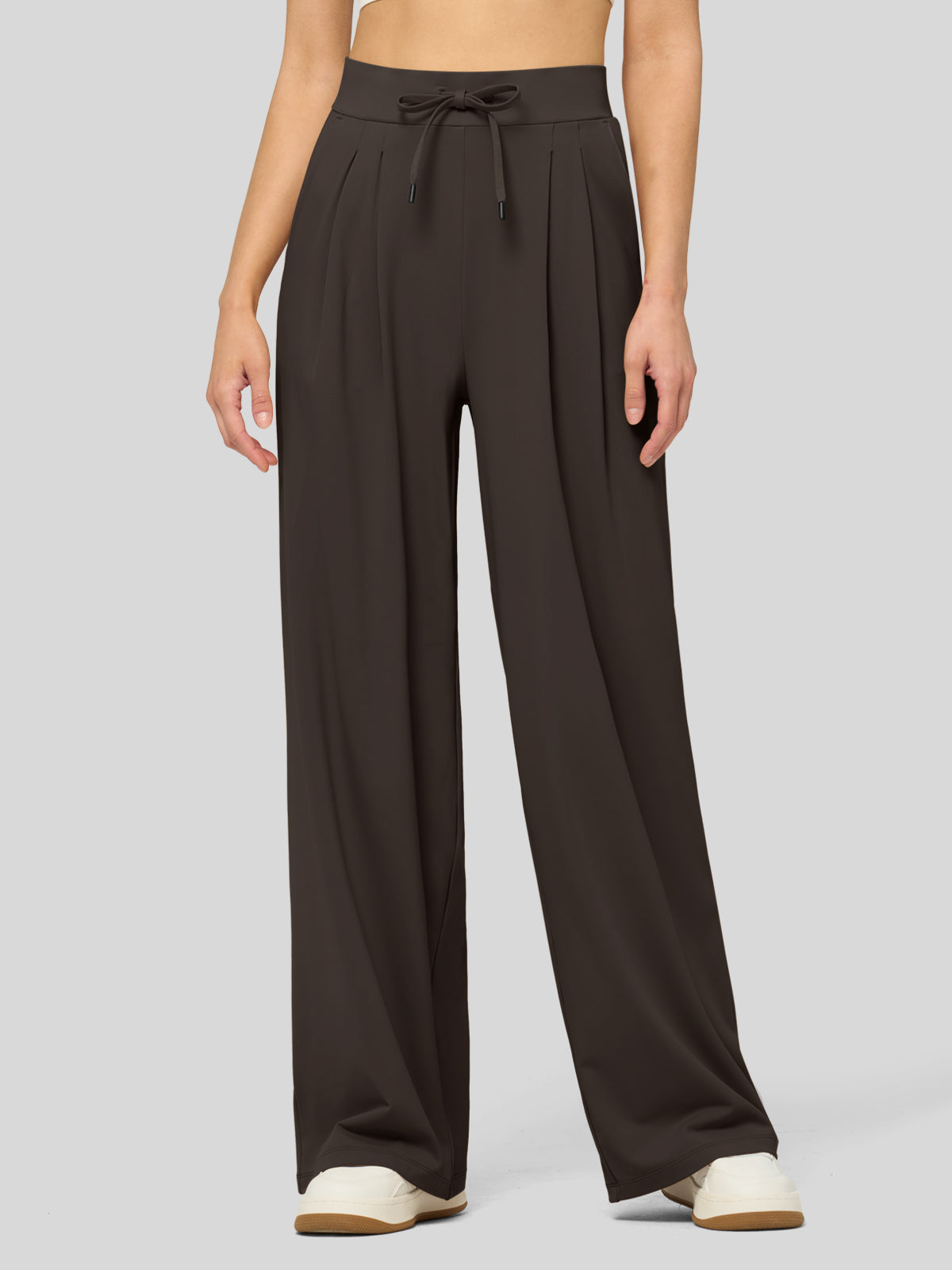 Women's Stretchy Wide Leg Slacks