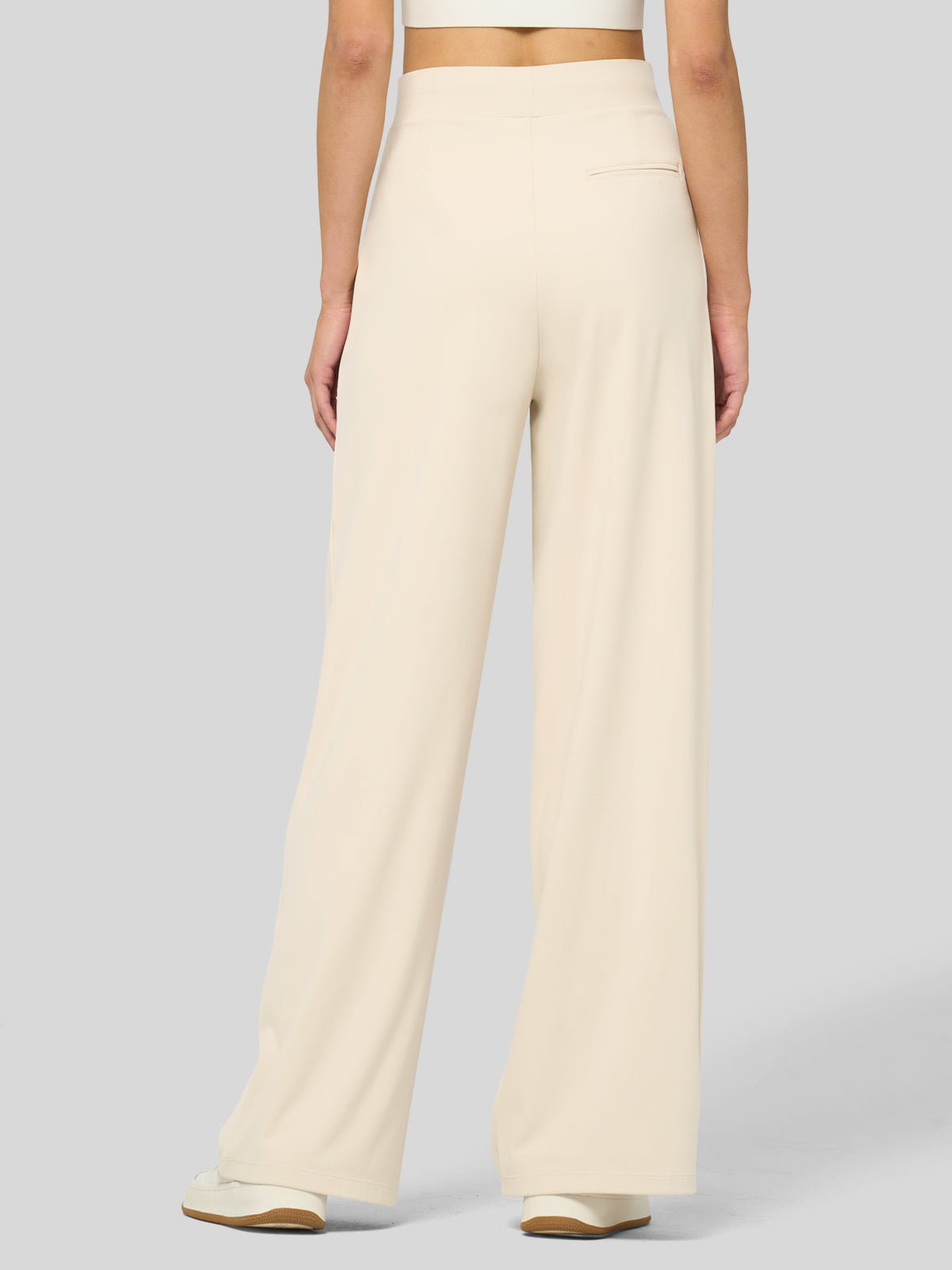 Women's Stretchy Wide Leg Slacks