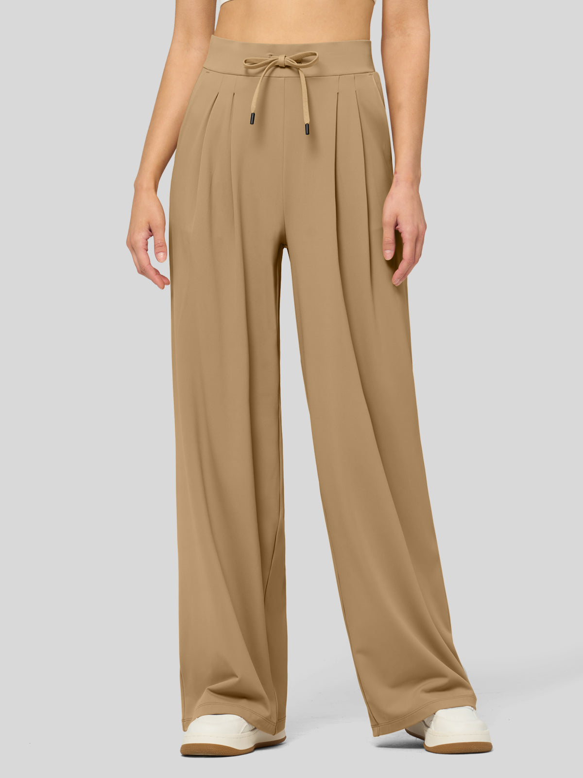 Women's Stretchy Wide Leg Slacks