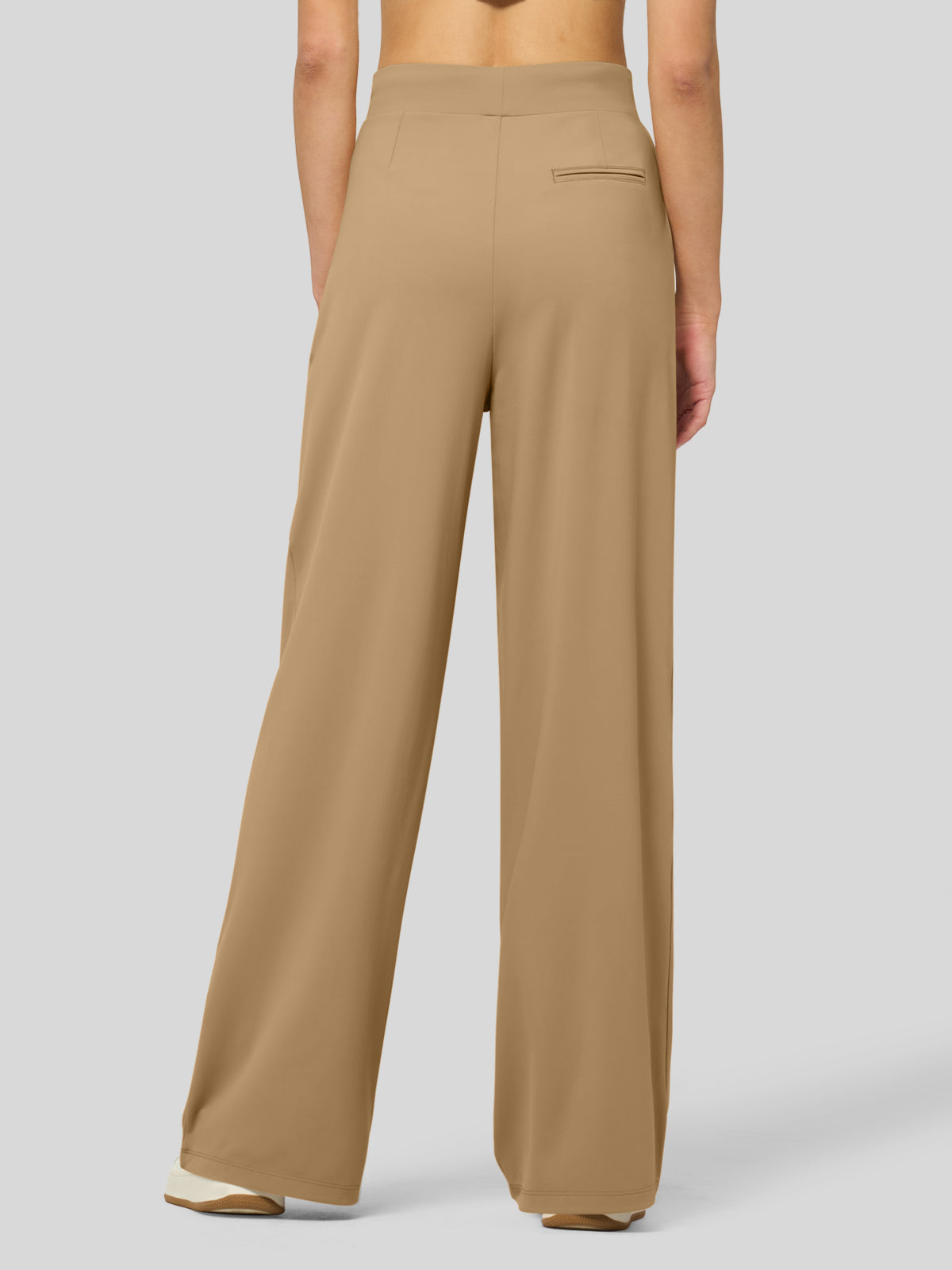 Women's Stretchy Wide Leg Slacks
