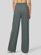 Women's Stretchy Wide Leg Slacks