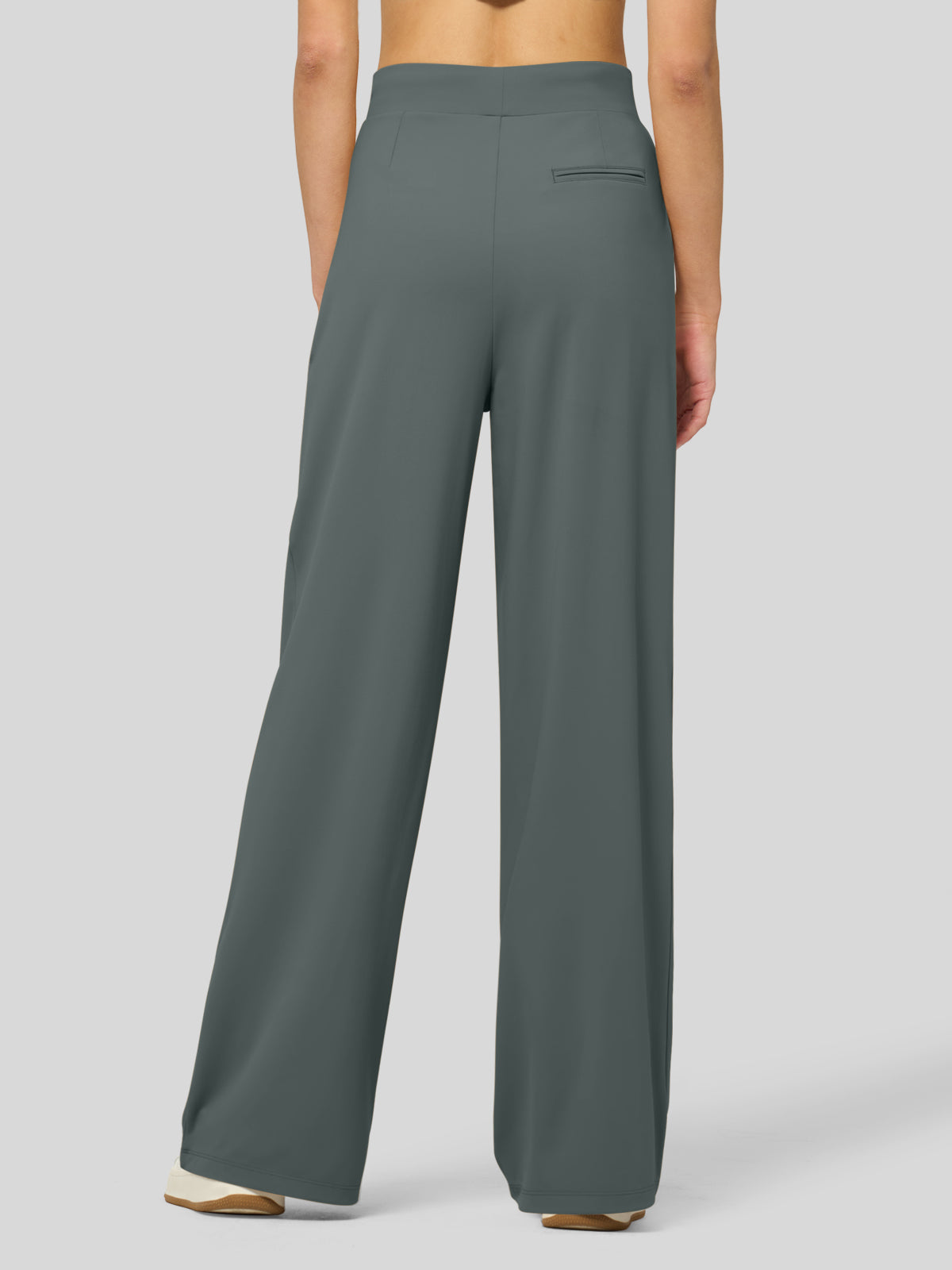 Women's Stretchy Wide Leg Slacks