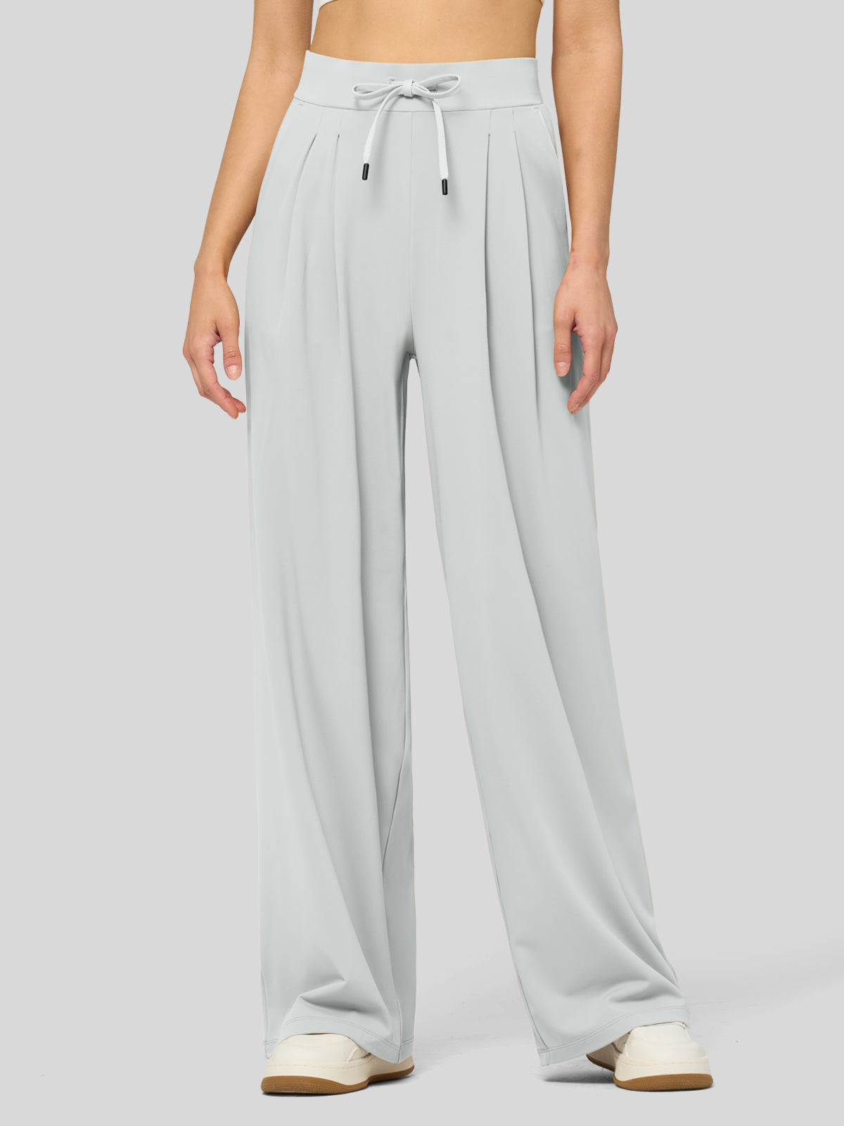 Women's Stretchy Wide Leg Slacks
