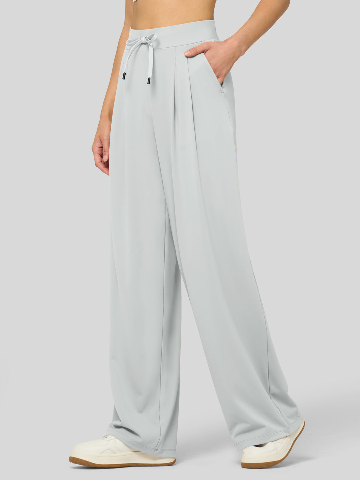 Women's Stretchy Wide Leg Slacks