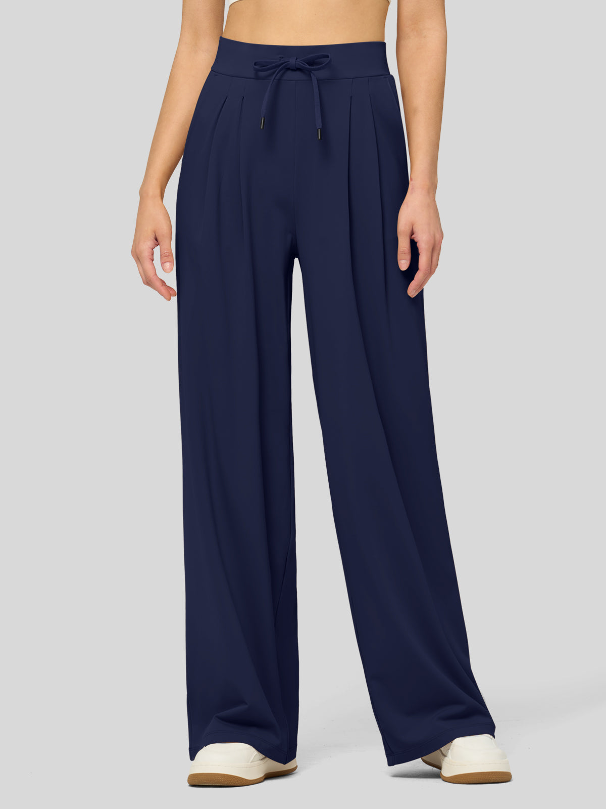 Women's Stretchy Wide Leg Slacks