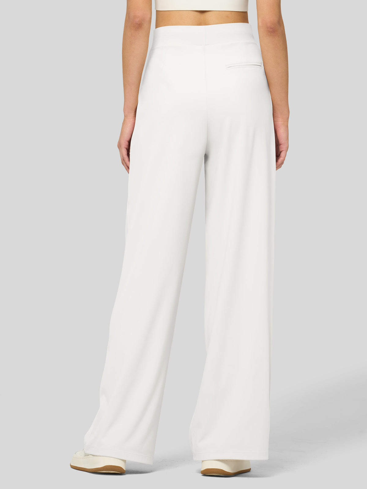 Women's Stretchy Wide Leg Slacks