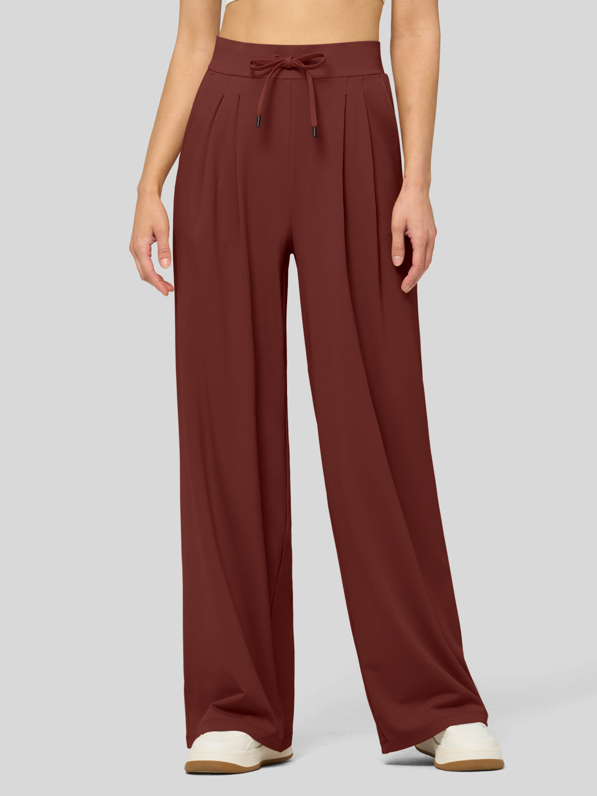 Women's Stretchy Wide Leg Slacks