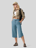Women's Ultra-light Wide Leg Capri Pants