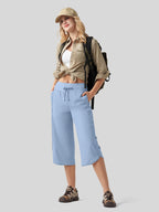 Women's Ultra-light Wide Leg Capri Pants