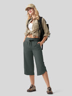 Women's Ultra-light Wide Leg Capri Pants
