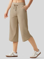 Women's Ultra-light Wide Leg Capri Pants