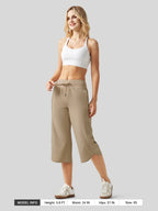 Women's Ultra-light Wide Leg Capri Pants