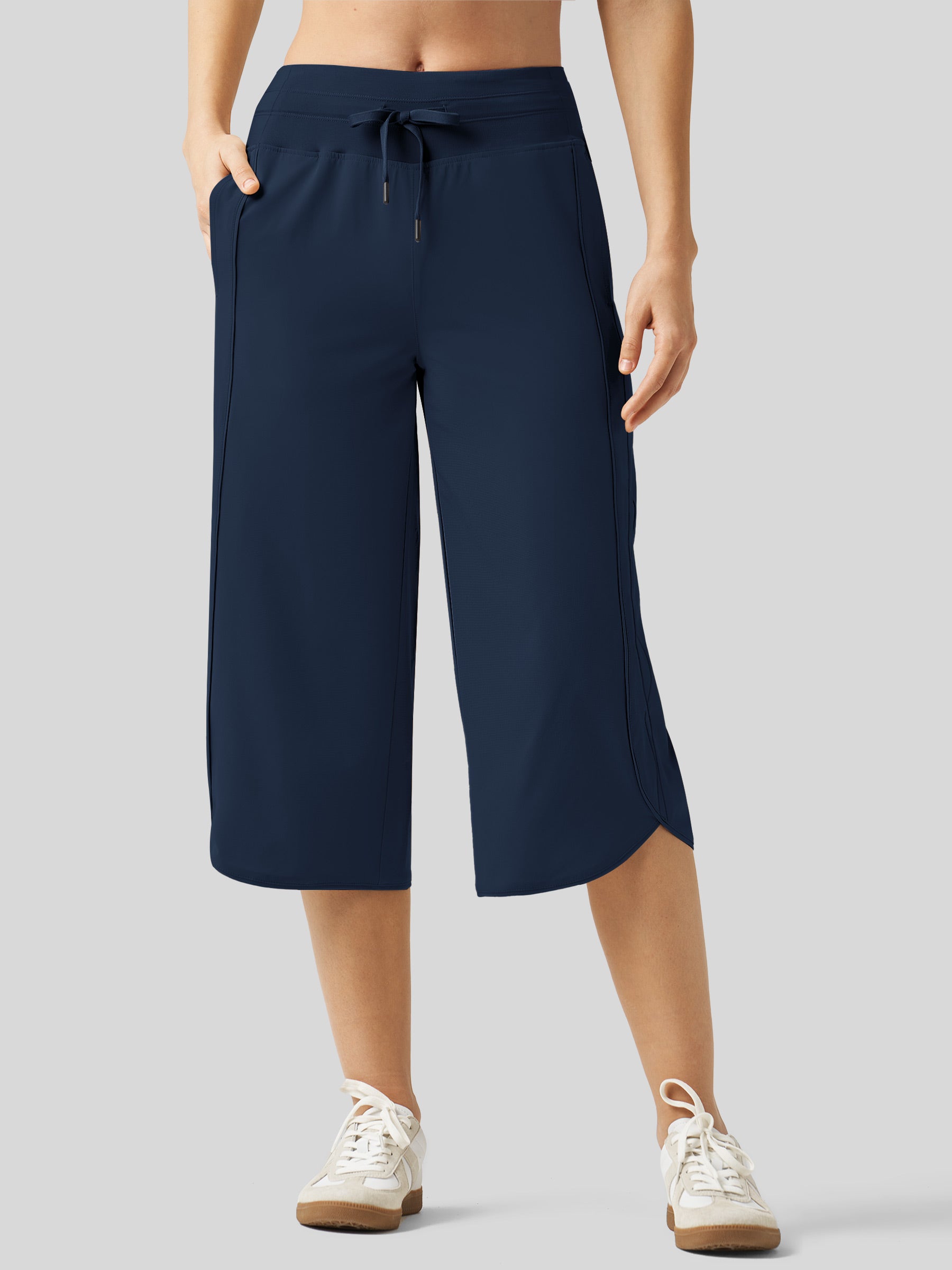 Women's Ultra-light Wide Leg Capri Pants