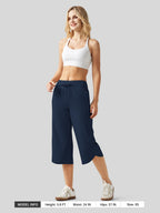 Women's Ultra-light Wide Leg Capri Pants