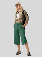 Women's Ultra-light Wide Leg Capri Pants