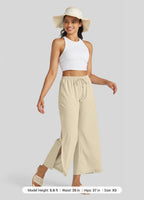 Women's Wide-Leg Cropped Pants