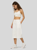Women's Cotton Linen Easy Wide-Leg Capris