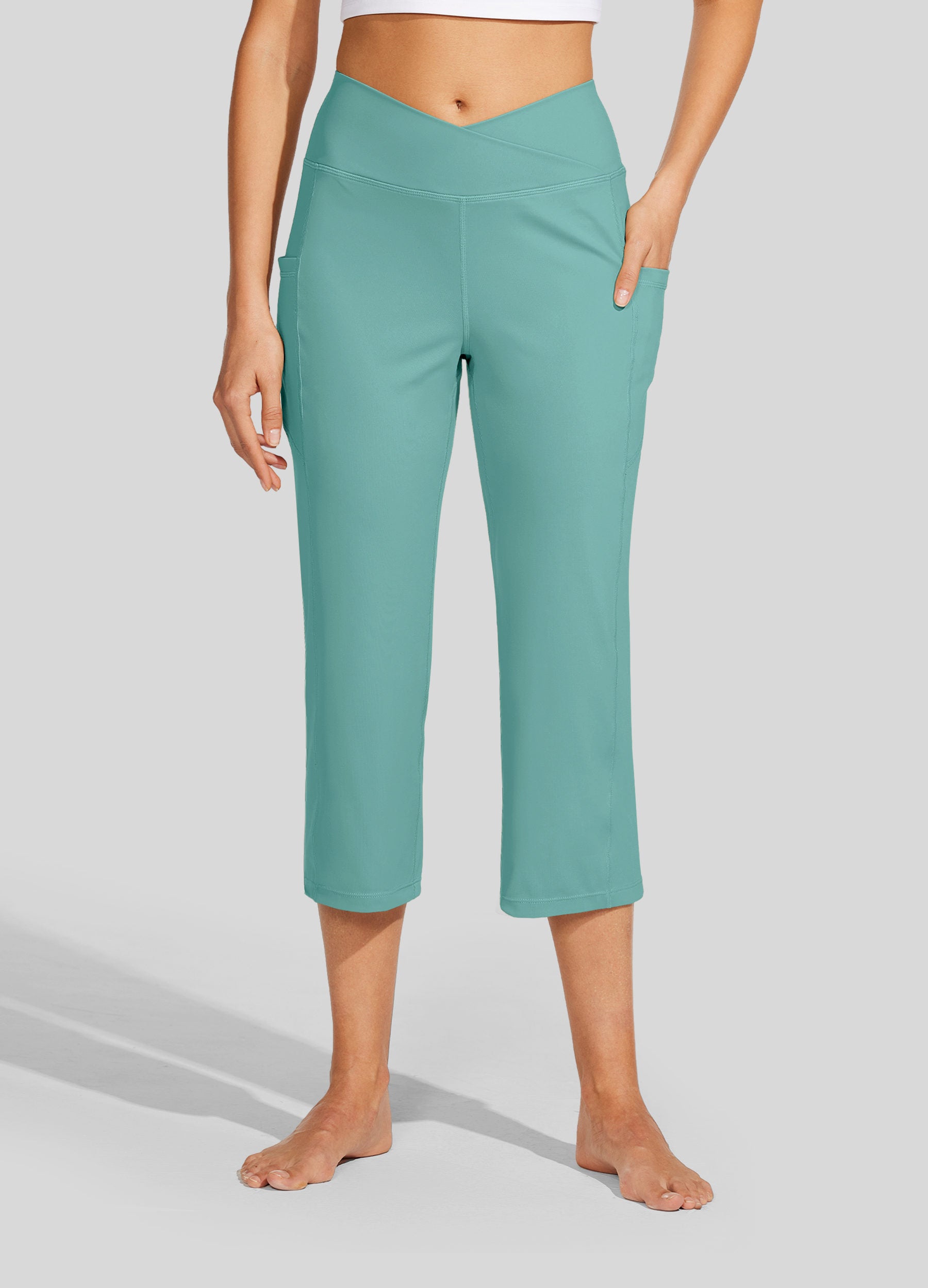Women's Crossover Yoga Capris