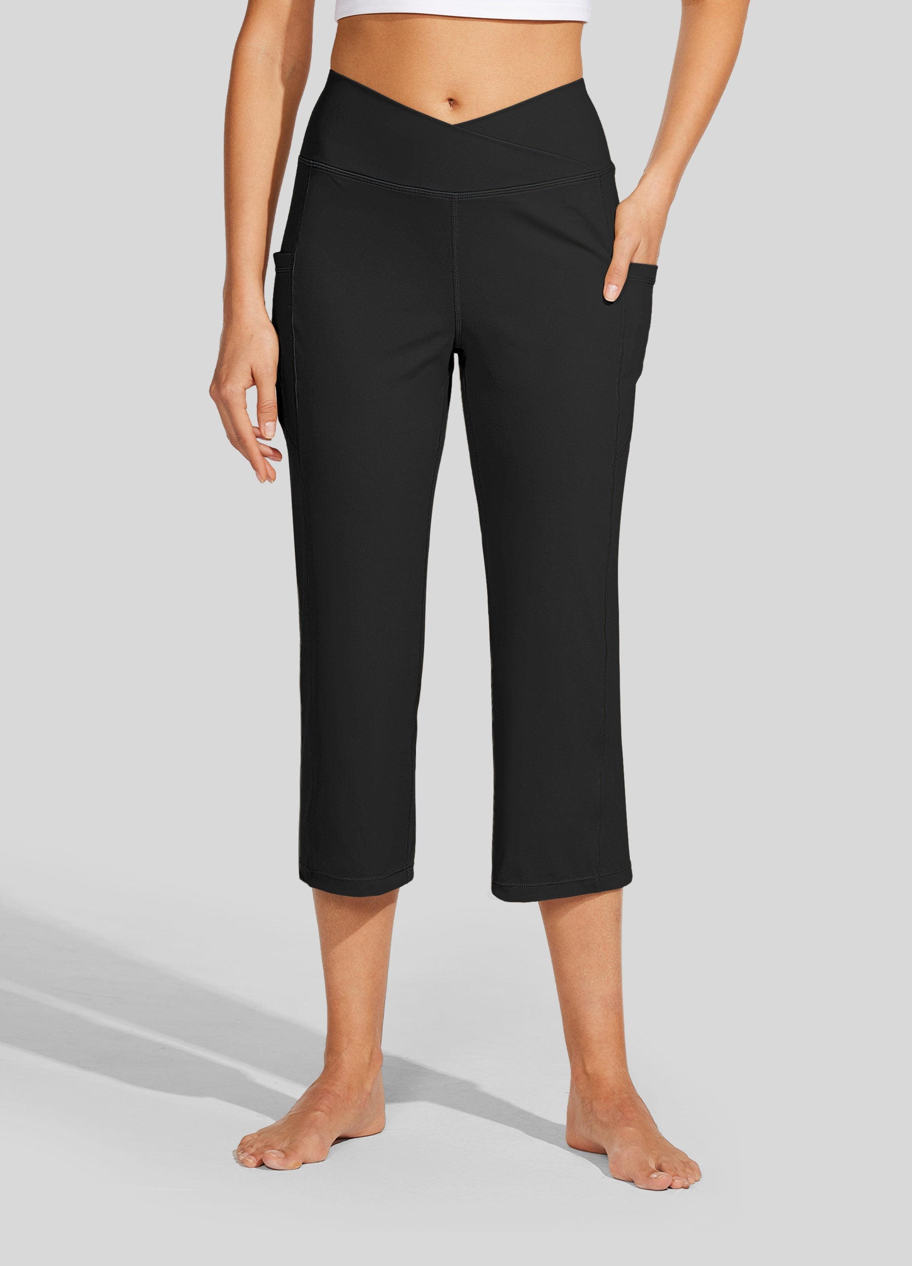 Women's Crossover Yoga Capris