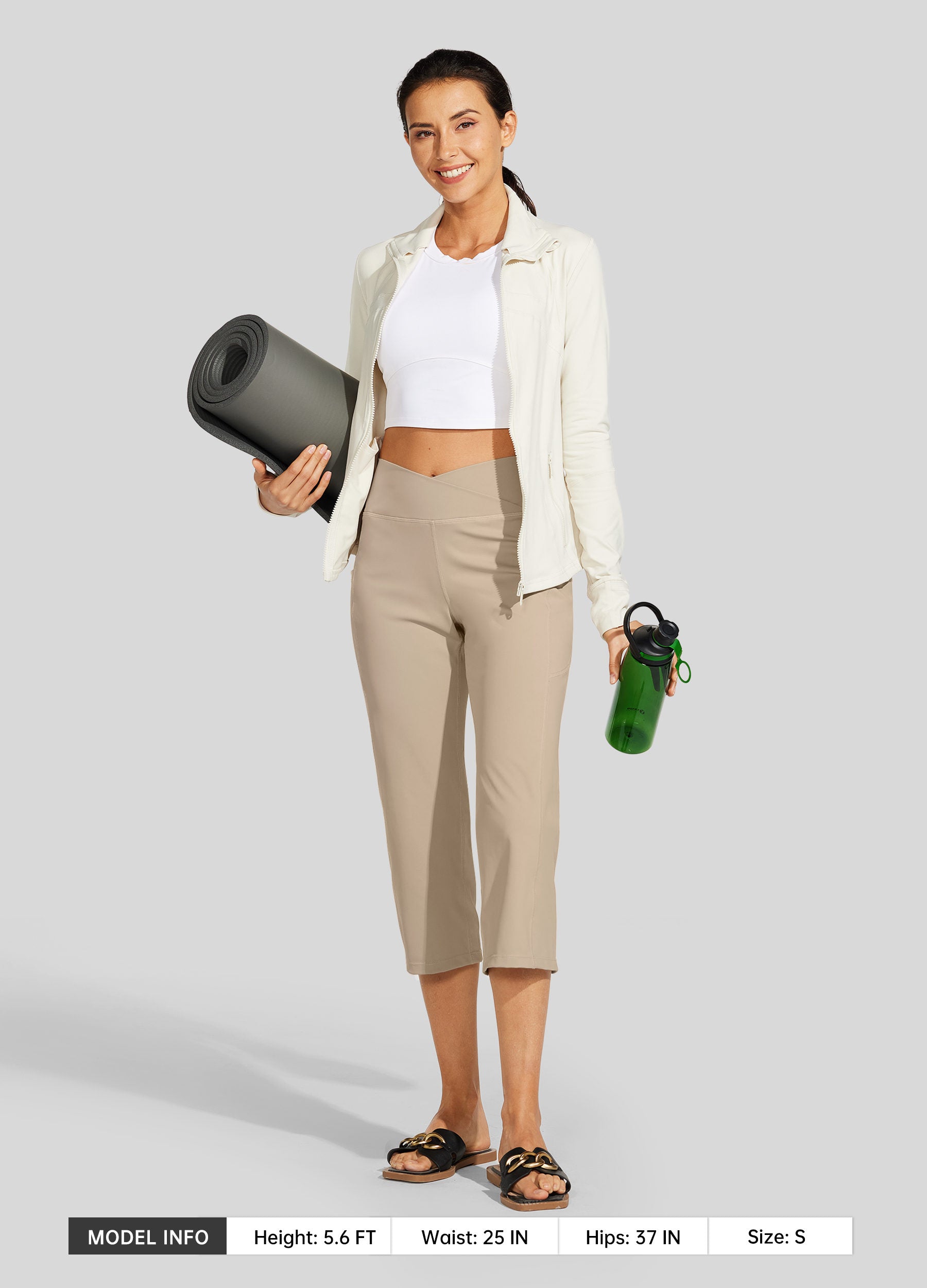 Women's Crossover Yoga Capris