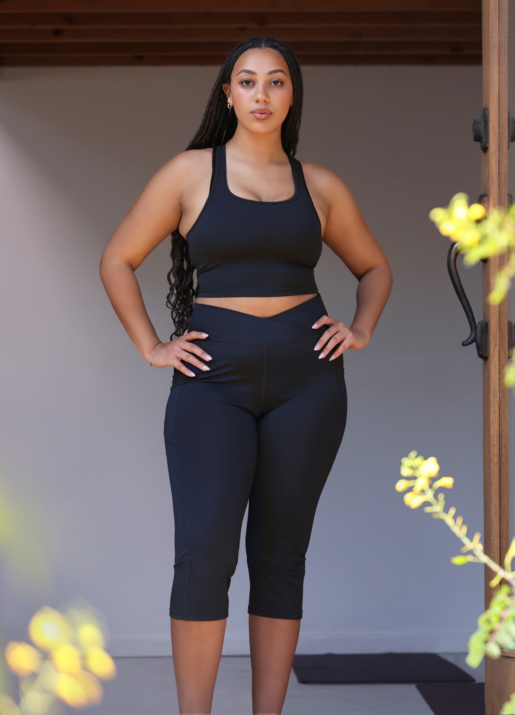 Women's Crossover Yoga Capris