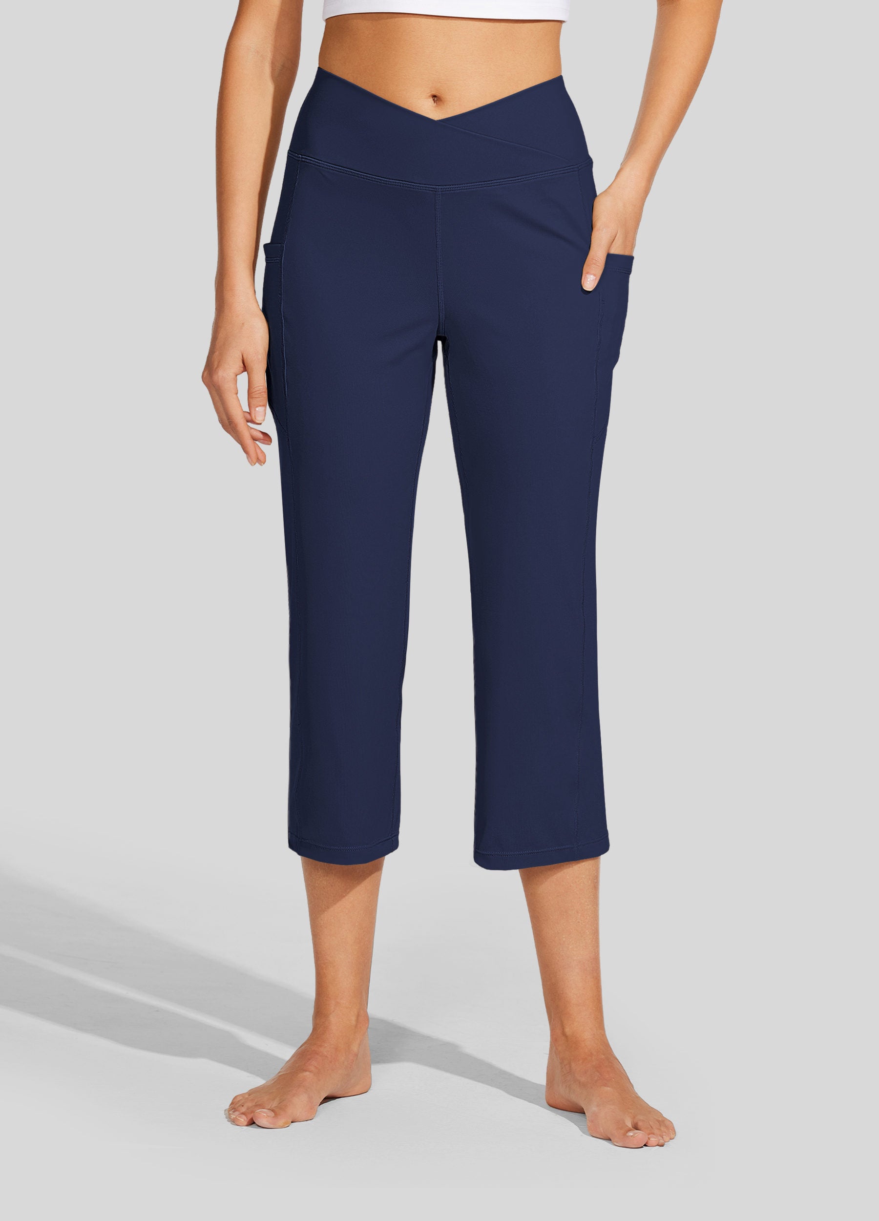 Women's Crossover Yoga Capris