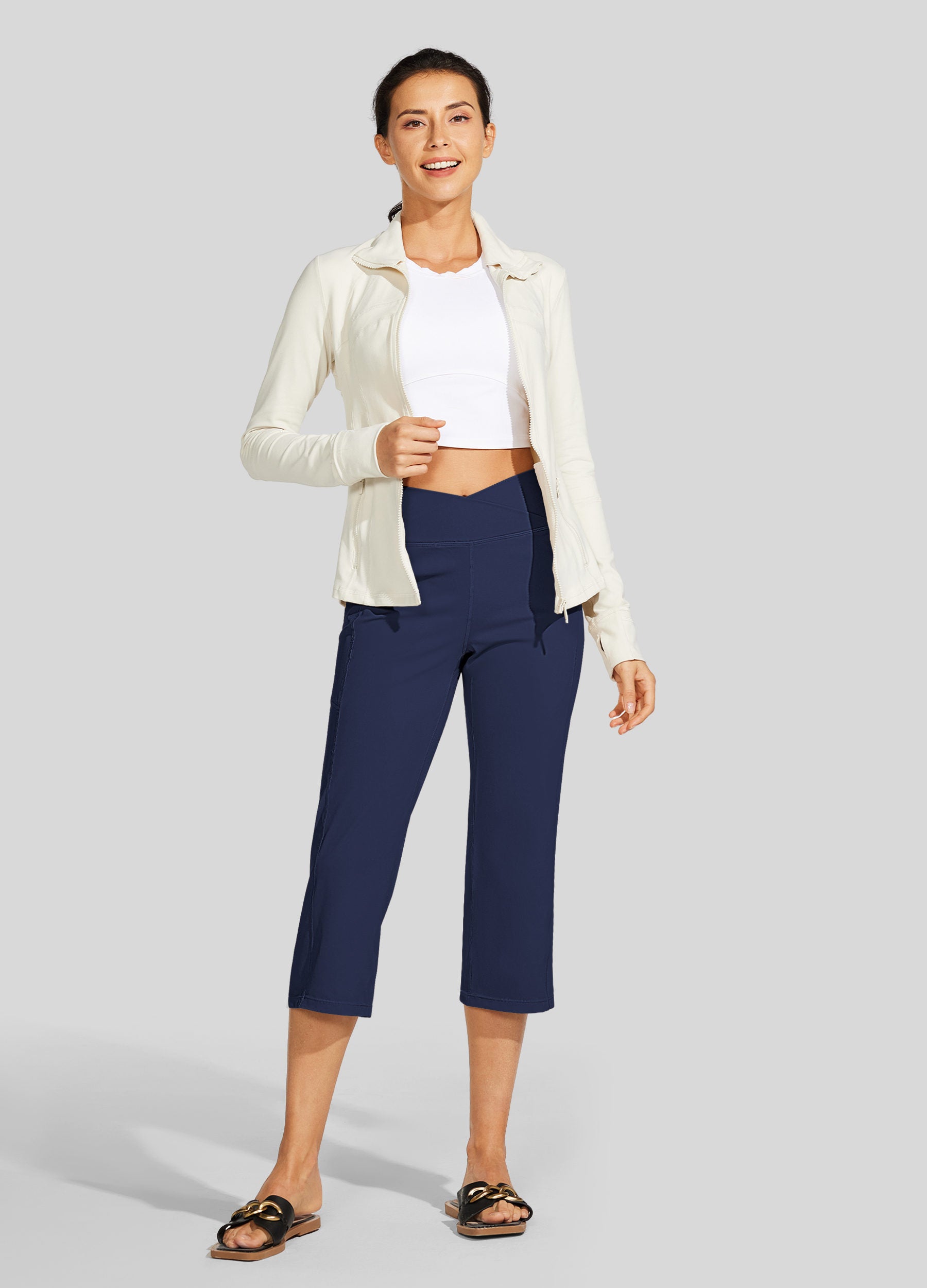 Women's Crossover Yoga Capris