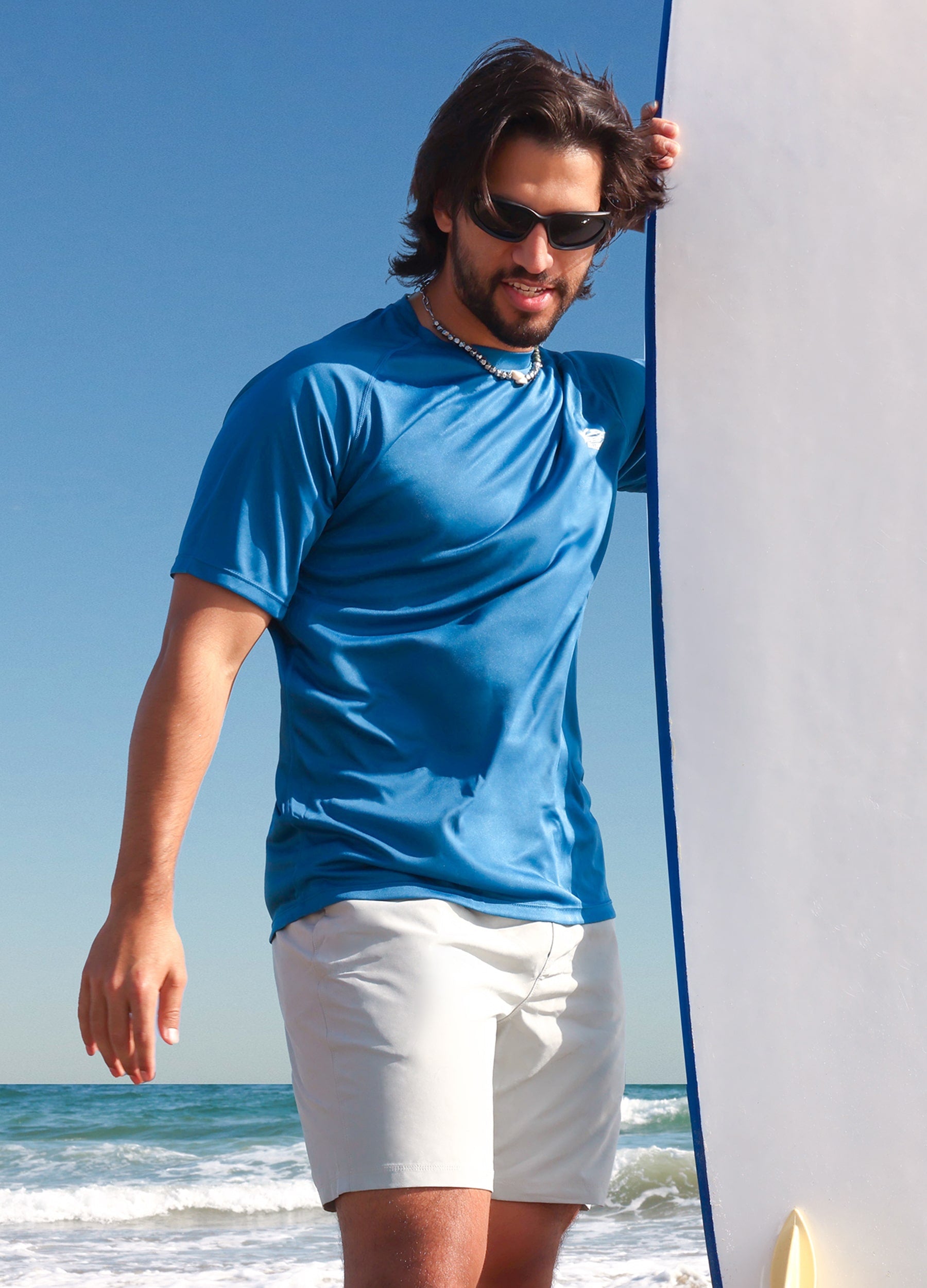 Men's Sun Protection Crew Neck T-Shirt