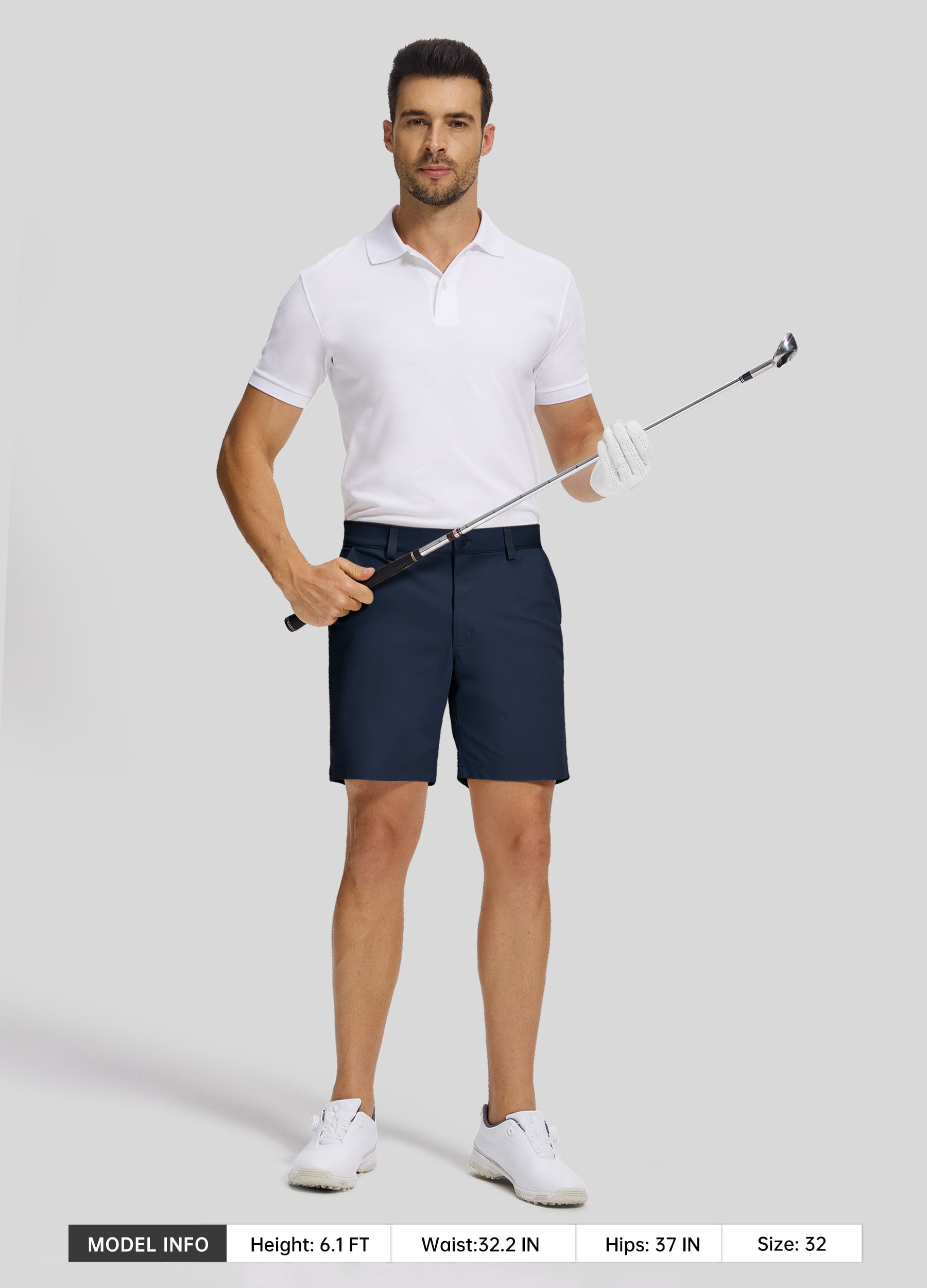 Men's Casual Golf Shorts 7 Inch