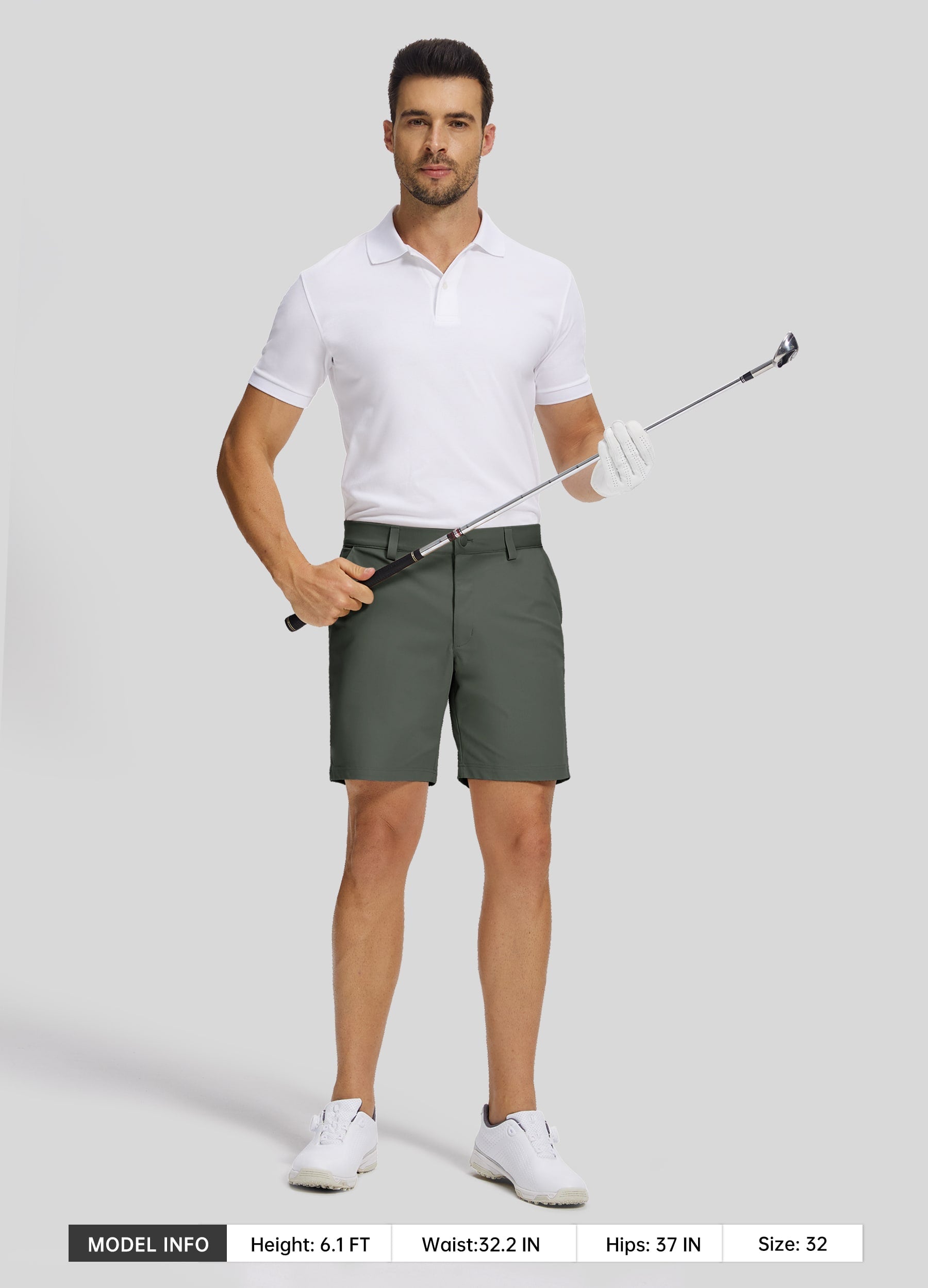 Men's Casual Golf Shorts 7 Inch