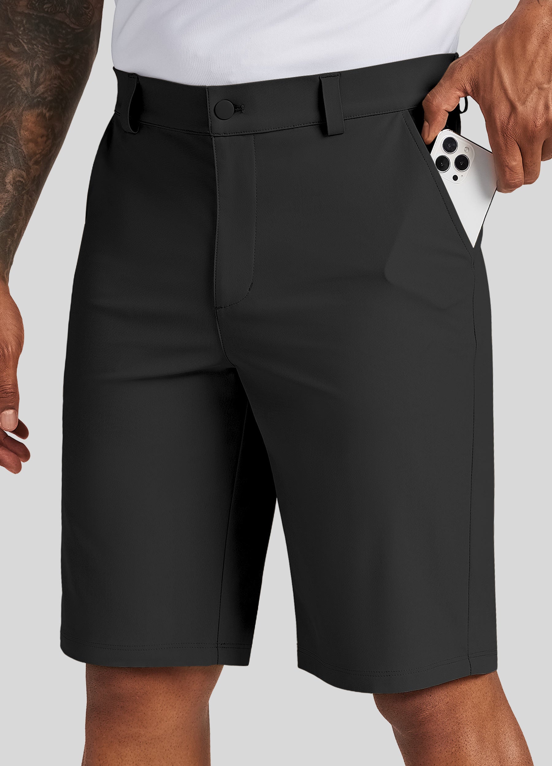 Men's Casual Golf Shorts 11 Inch for Tall