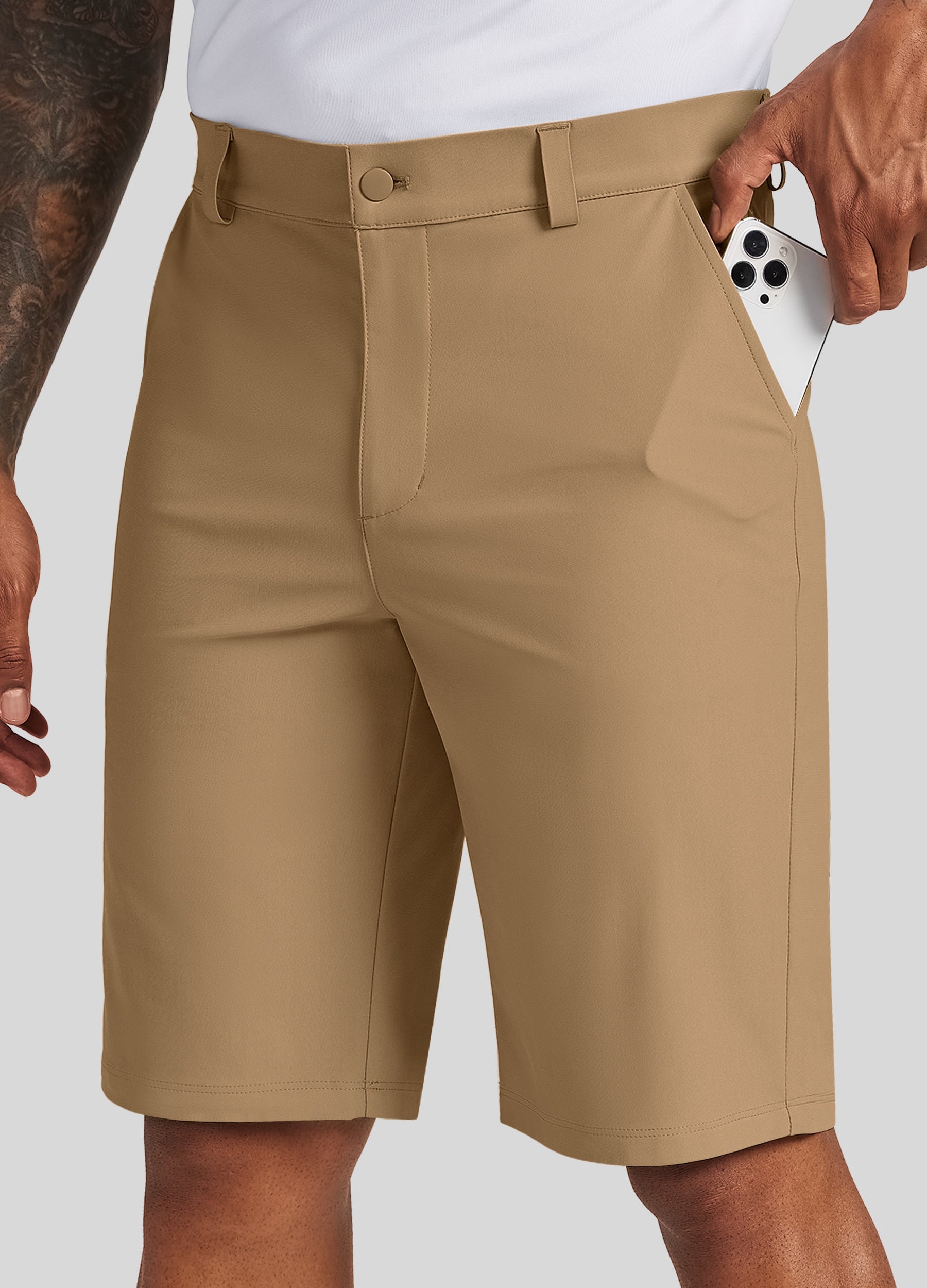 Men's Casual Golf Shorts 11 Inch for Tall