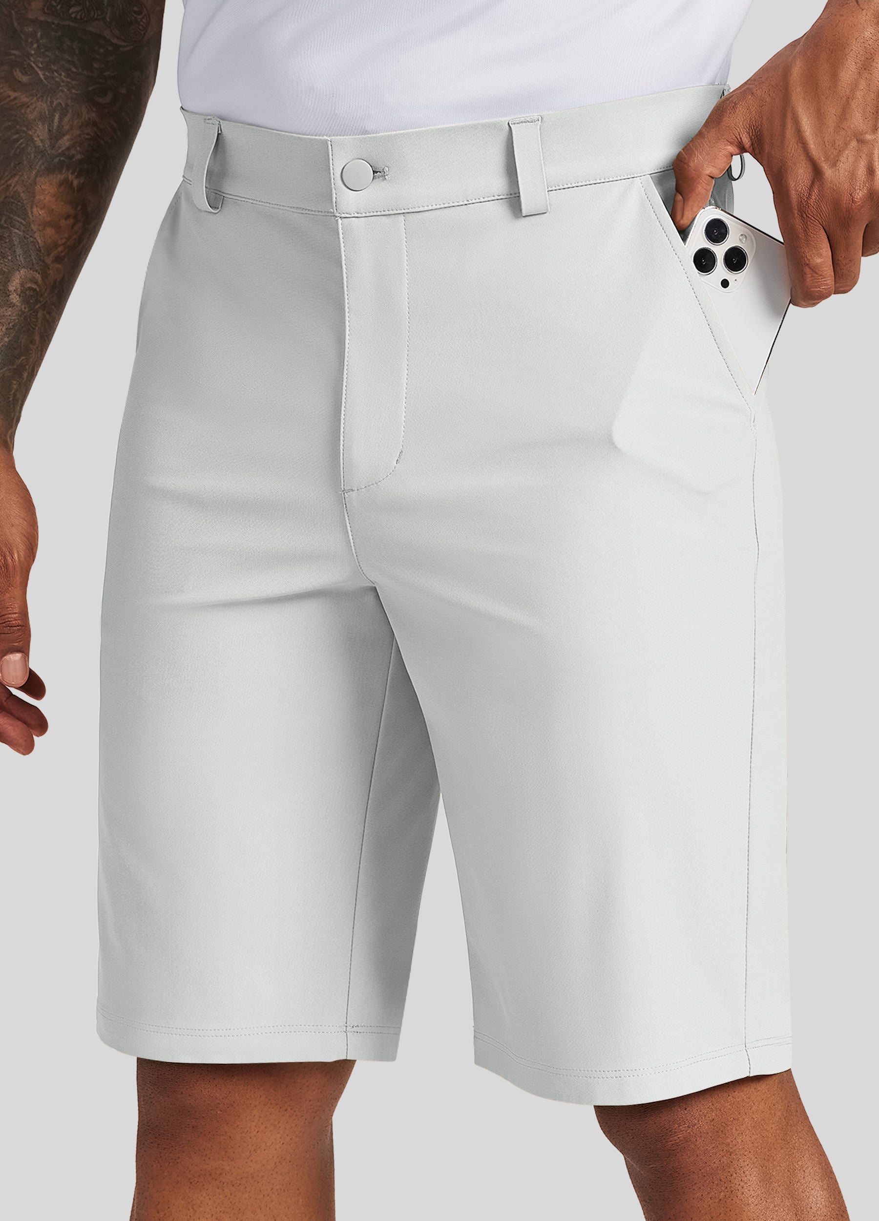 Men's Casual Golf Shorts 11 Inch for Tall
