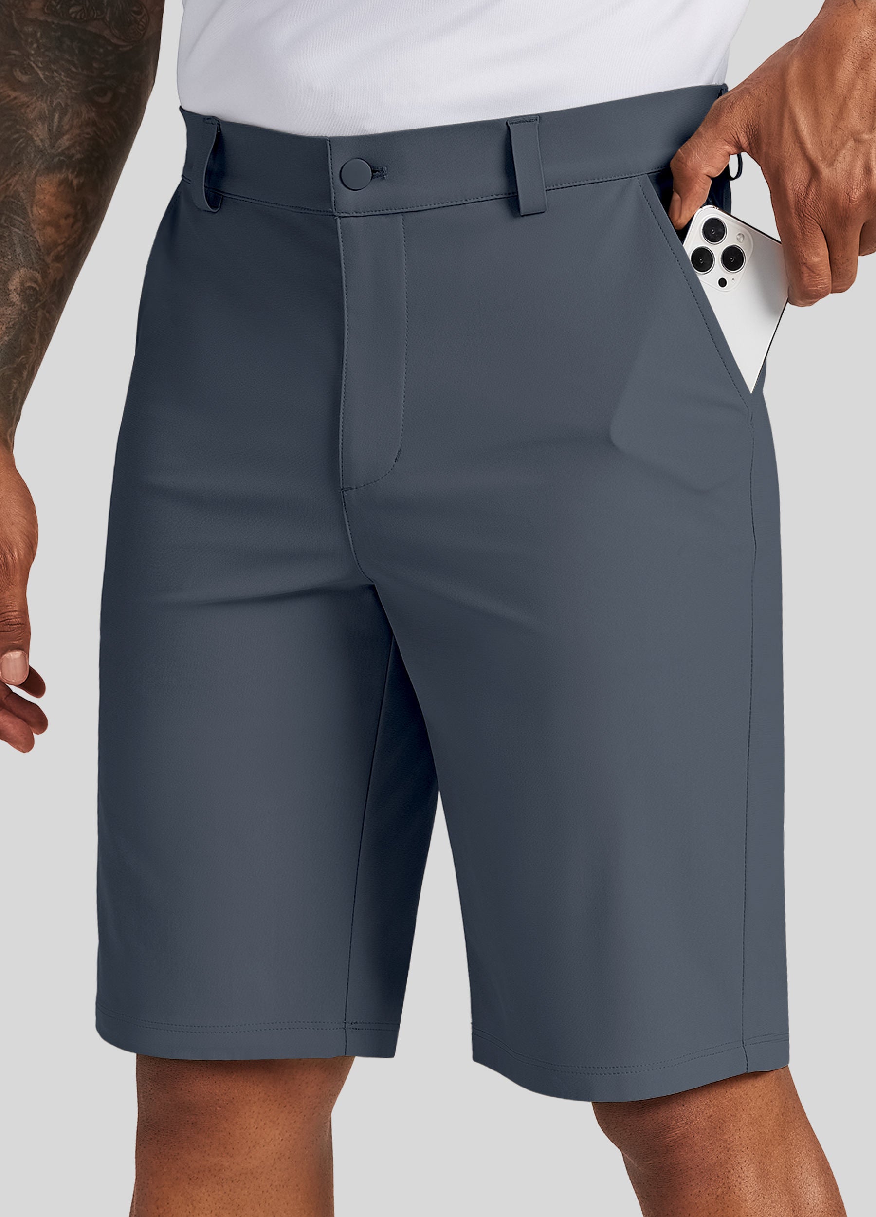 Men's Casual Golf Shorts 11 Inch for Tall