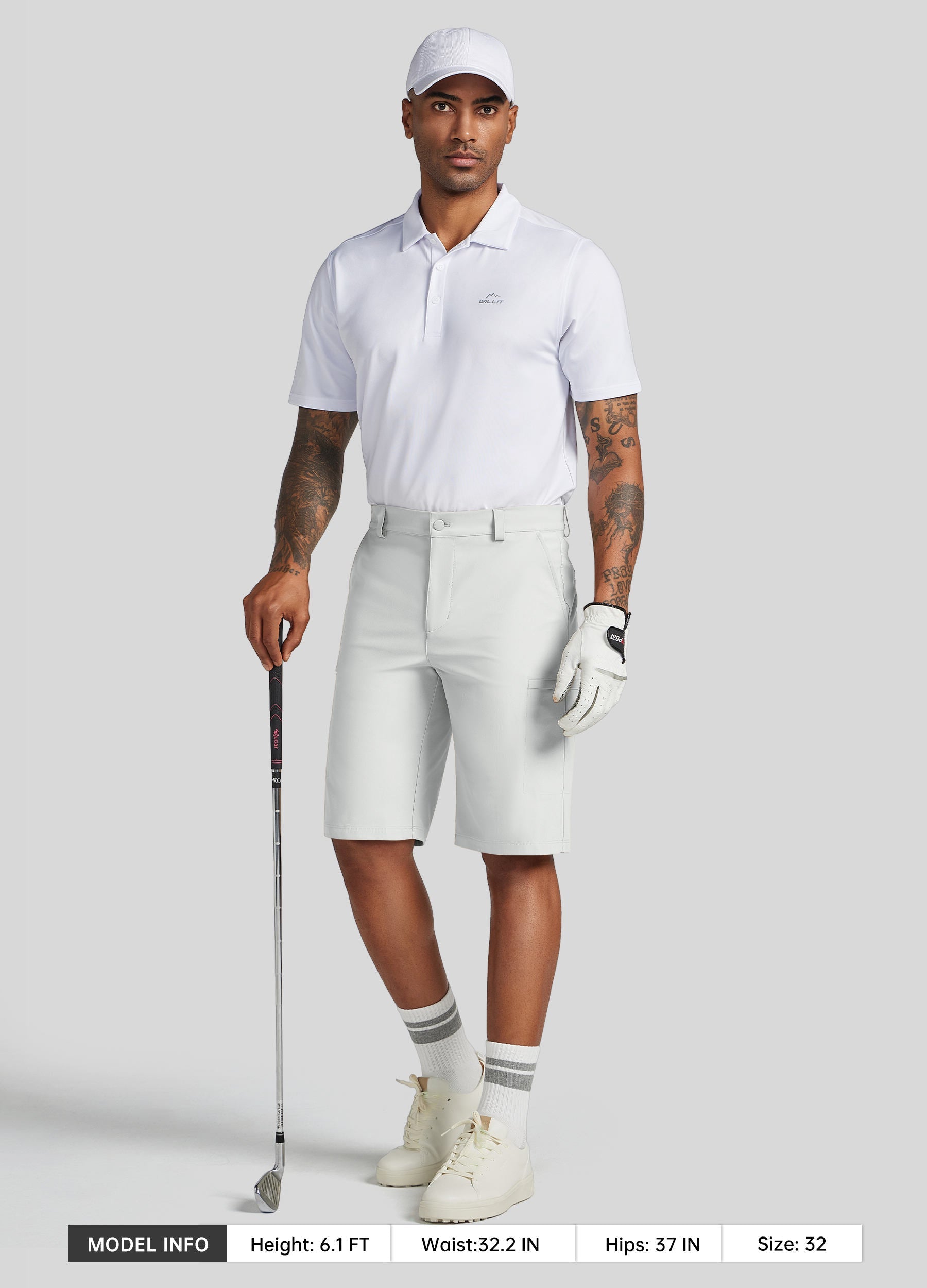 Men's Classic-Fit Golf Shorts - Tall